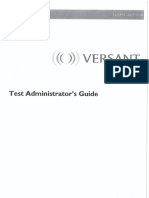 Test Administrators Guide