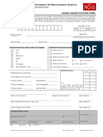 RO-G Grade Change Form PDF
