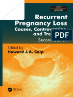 Recurrent Pregnancy Loss - Causes, Controversies, and Treatment, 2nd Edition PDF