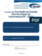 Procedimentos operacionais da Guarda Municipal