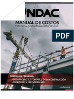 Manual de Costos – Materiales y Actividades para la Construcción ONDAC-2017