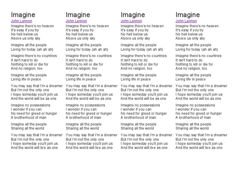 Imagine Imagine Imagine Imagine: John Lennon John Lennon John Lennon ...