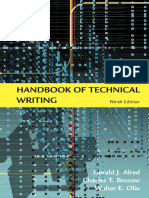Handbook of Technical Writing by GJ Alred RS PDF