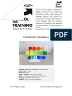 Microsoft Word - Procrastination and Happiness Lesson Plan Instructions PDF