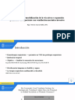 Técnicas de Permeabilización de La Vía Aérea y Expansión Pulmonar en El Paciente Con Ventilación Mecánica Invasiva