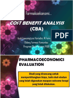 Metode Evaluasi Farmakoekonomi : Cost Benefit Analysis