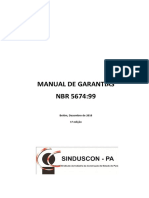 NBR 5674 - MANUAL DE GARANTIA