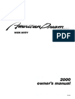 American Dream Operator Manual