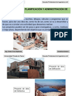 CONSTRUCCIONES I Organización, Planificación y Administración de Un Proyecto o Obra