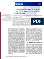 Fundamental Rights Protection in EU Post The Lisbon Treaty