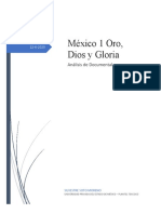 Analisis México 1 Oro, Dios y Gloria
