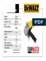Pulidora DEWALT DWE4010-B3 Diciembre 2019 - Compressed PDF