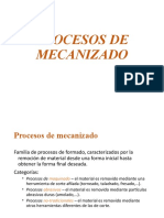 Procesos de mecanizado: torneado, fresado y taladrado