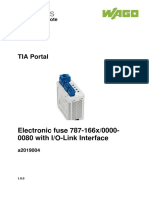 TIA Portal: Electronic Fuse 787-166x/0000-0080 With I/O-Link Interface