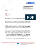 Carta Homologación ULEFONE