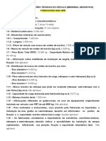 ANEXO IV - Informações Técnicas do Veículo  ford 2842