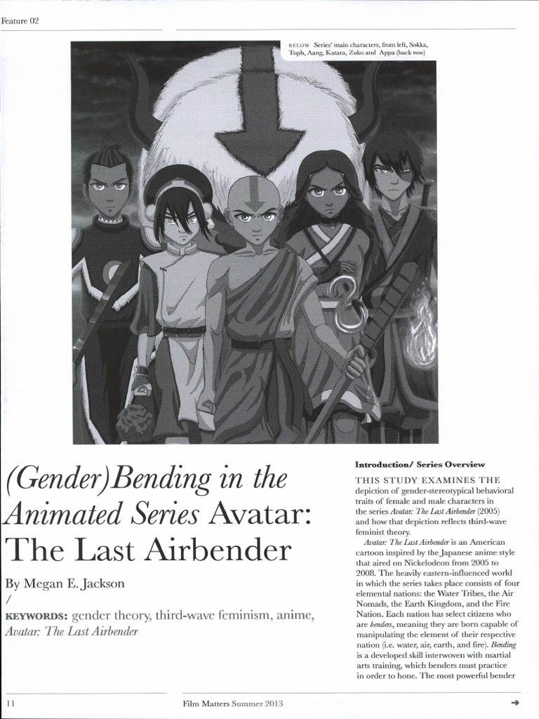 (Gender) Bending in The Animated Series Avatar: The Last Airbender ...