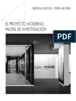 El Proyecto Moderno. Pautas de Investigación - Cristina Gastón.pdf