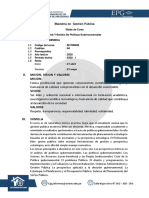 8 Silabo Analisis y Gestion de Politicas Gubernamentales PDF