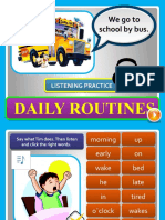 Wegoto School by Bus.: Daily Routines