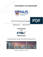 CE3155 Introduction To ETABS (Multi-Storey)