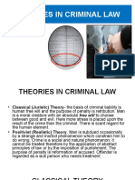 Theories in Criminal Law