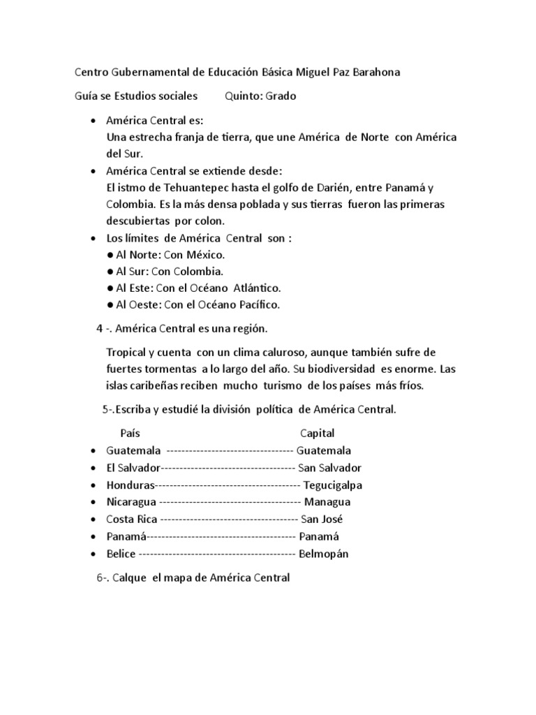 Estudios Sociales Quinto Grado PDF
