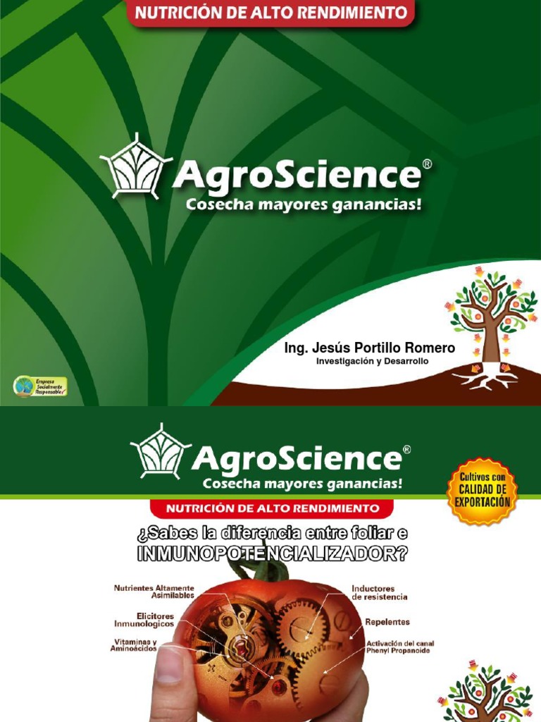 Nutrición de Alto Rendimiento AGROSCIENCE INTAGRI | PDF | Pesticida ...