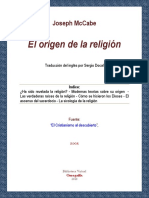 El Origen de Las Religiones