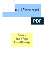 Uncertainty of Measurement