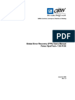 Global Error Recovery (FFR) Users Manual Fanuc Spottool+ 7.50 P/XX