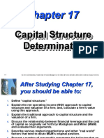 Capital Structure Determination Capital Structure Determination