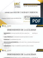 Dimensiones de La Calidad Del Servicio.