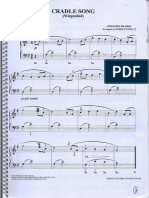 Cradle song partitura