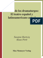 La Voz de Los Dramaturgos El Teatro Espanol y Latinoamericano Actual (Beihefte Zur Iberoromania) (Spanish Edition) by Hartwig, Susanne PDF