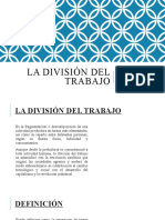 La División Del Trabajo