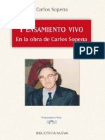 Pensamiento Vivo en La Obra de Carlos Sopena