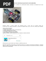 Carrinho de Controle Bluetooth Com Arduíno