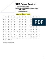ANSWER - KEY - BIhshsHAR - NTSE - STAGE 1 - MAT - SAT - 2019-20 PDF
