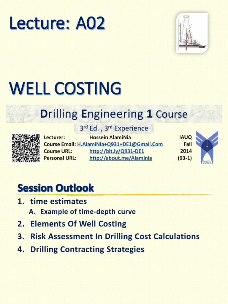 Drilling Engineering Course Overview | PDF | Drilling Rig | Casing ...