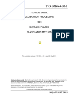 Calibration Procedure FOR Surface Plates Planekator Method: Technical Manual