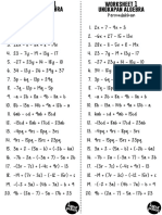 (Worksheet) Ungkapan Algebra 1 PDF