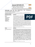 Jurnal SENOPATI: Implementasi Dan Green Manufacturing Guna Meningkatkan