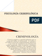 Psico Crimi - Clase Criminología. Etapas