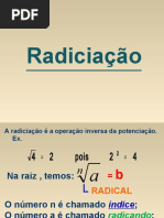 Radiciação