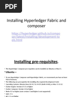 Installing Hyperledger Fabric and Composer: Ser/latest/installing/development-To Ols - HTML