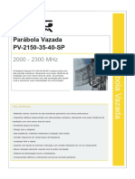 Parábola Vazada PV-2150-35-40-SP