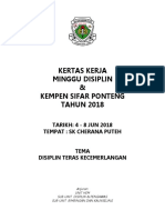 Kertas Kerja Minggu Disiplin 2018