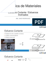 Cortante - Secciones Inclinadas