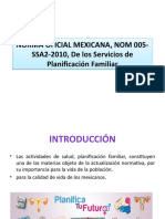 NORMA OFICIAL MEXICANA, NOM 005-SSA2-1993, de